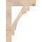 Ekena Millwork Merced Block Smooth Bracket, Douglas Fir, 5 1/2"W x 30"D x 42"H BKT06X30X42MRC05SDF - alternate 4